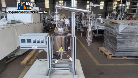 Reactor de laboratorio de media presin de acero inoxidable Metalquim de 10 litros