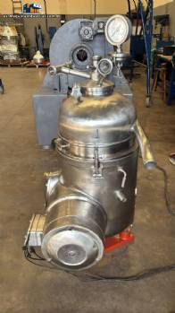 Crema centr�fuga con separador estandarizador Westfalia GEA