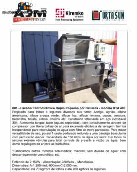 Lavadora doble hidrodin�mica por lote AJM