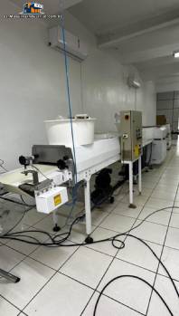 Mquina de temple con tnel de enfriamiento Startec Mquina de recubrimiento mini Hebleimar AFJ Machines