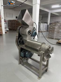 Extractora trituradora de pulpa para zumos de frutas 500 kg por hora.