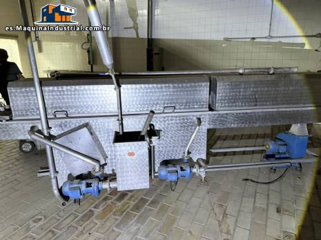 T�nel de enfriamiento para sistemas de llenado en caliente para productos llenados en caliente.