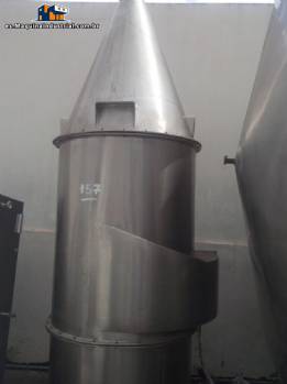 Cicl�n de acero inoxidable