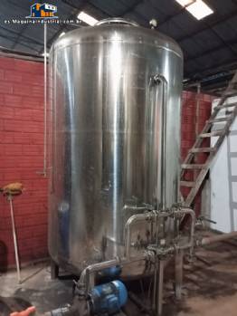 Filtro declarador de acero inoxidable Zegla de 15.000 litros