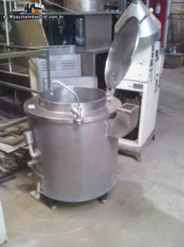 Olla de cocina de acero inoxidable de 50 litros