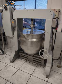 Recipiente mezclador basculante de acero inoxidable