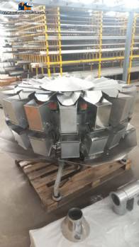 M�quina envasadora a b�scula multicabezal Mqpack