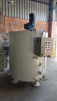 Tanque de fusi�n de chocolate con camisa LIMAQ de 2000 kg