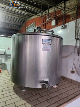 Tanque de expansin de enfriamiento de leche de acero inoxidable Boumatic de 1320 litros