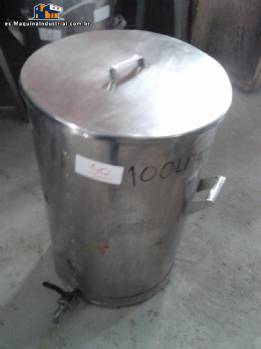 Tanque de acero inoxidable por 100 L