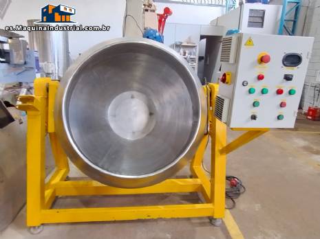 Hormigonera Bravaeco de 500 litros de inclinacin suave en acero inoxidable tipo drager