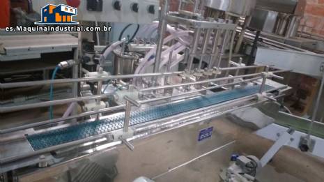 Mquina de llenado lineal de 4 boquillas Erli