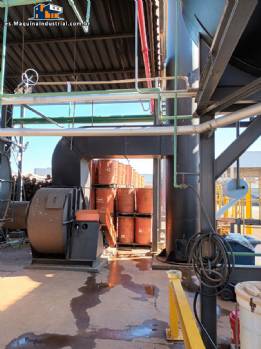 Caldera pirotubular de le�a para generaci�n de vapor