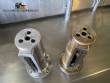 Llenadora rotativa gravimtrica de acero inoxidable con cabina
