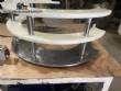 Llenadora rotativa gravimtrica de acero inoxidable con cabina