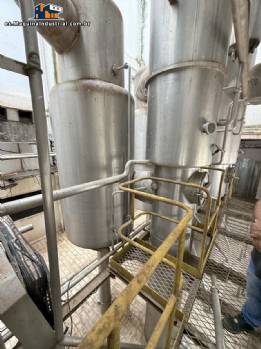 Sistema Spray Dryer con Atomizador Niro para leche en polvo.