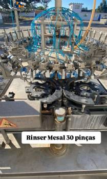 Lavadora enjuagadora automtica con 30 pinzas PET Mensual 9.000 botellas