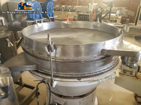 Tamiz vibratorio circular de acero inoxidable de 2 etapas MVL