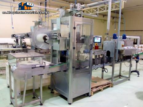 Aplicador de etiquetado de mangas con t�nel de retracci�n OMNIMACK