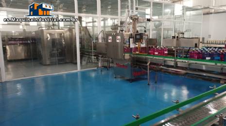Mquina llenadora rotativa, lavadora-enjuagadora VMC, etiquetadoras de mangas con boquilla Narita, galn de 20 litros