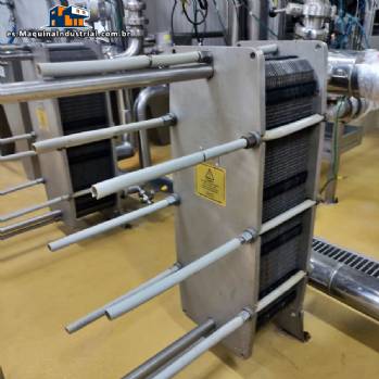 Intercambiador de calor de acero inoxidable Alfa Laval Intercambiador de calor de acero inoxidable Alfa Laval