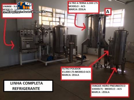 Línea completa para refrescos Línea completa para refrescos