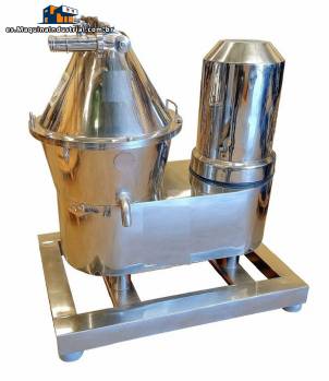 Separador centrífugo/separador de crema de acero inoxidable ECO 5+ Revisa Centri para el desnatado y la estandarización de leche y productos lácteos. Separador centrífugo/separador de crema de acero inoxidable ECO 5+ Revisa Centri para el desnatado y la estandarización de leche y productos lácteos.