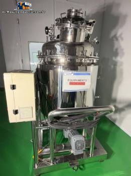 Tanque de acero inoxidable 316 L de 200 L para formulación de medicamentos, para calentamiento por vapor Tanque de acero inoxidable 316 L de 200 L para formulación de medicamentos, para calentamiento por vapor